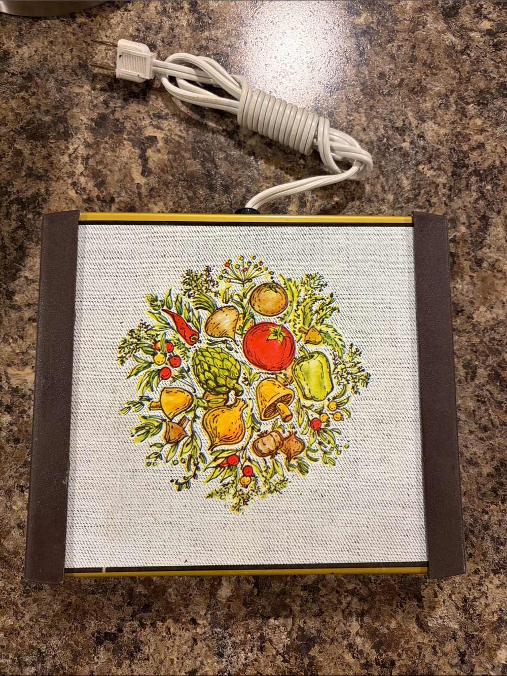 Vintage Atlantic Precision Works Warm-O-Tray Spice of Life warming tray- USA